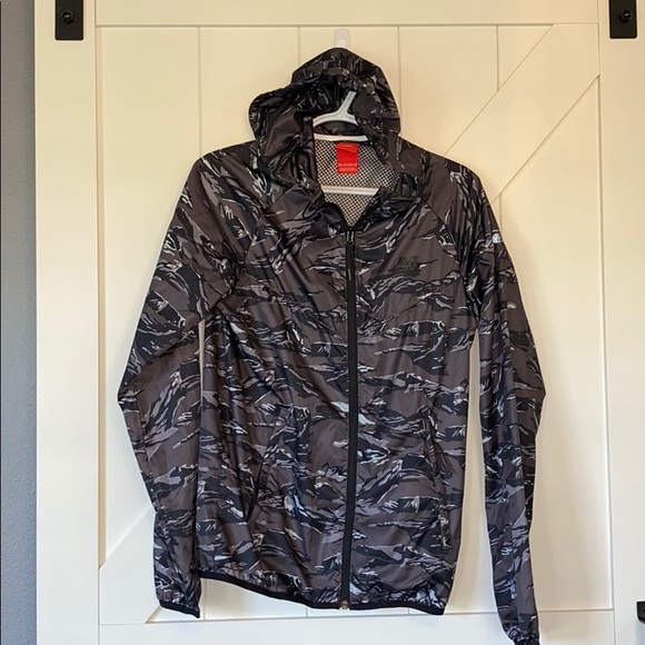 Nike Jackets & Blazers - Nike running jacket with hood. Camo print